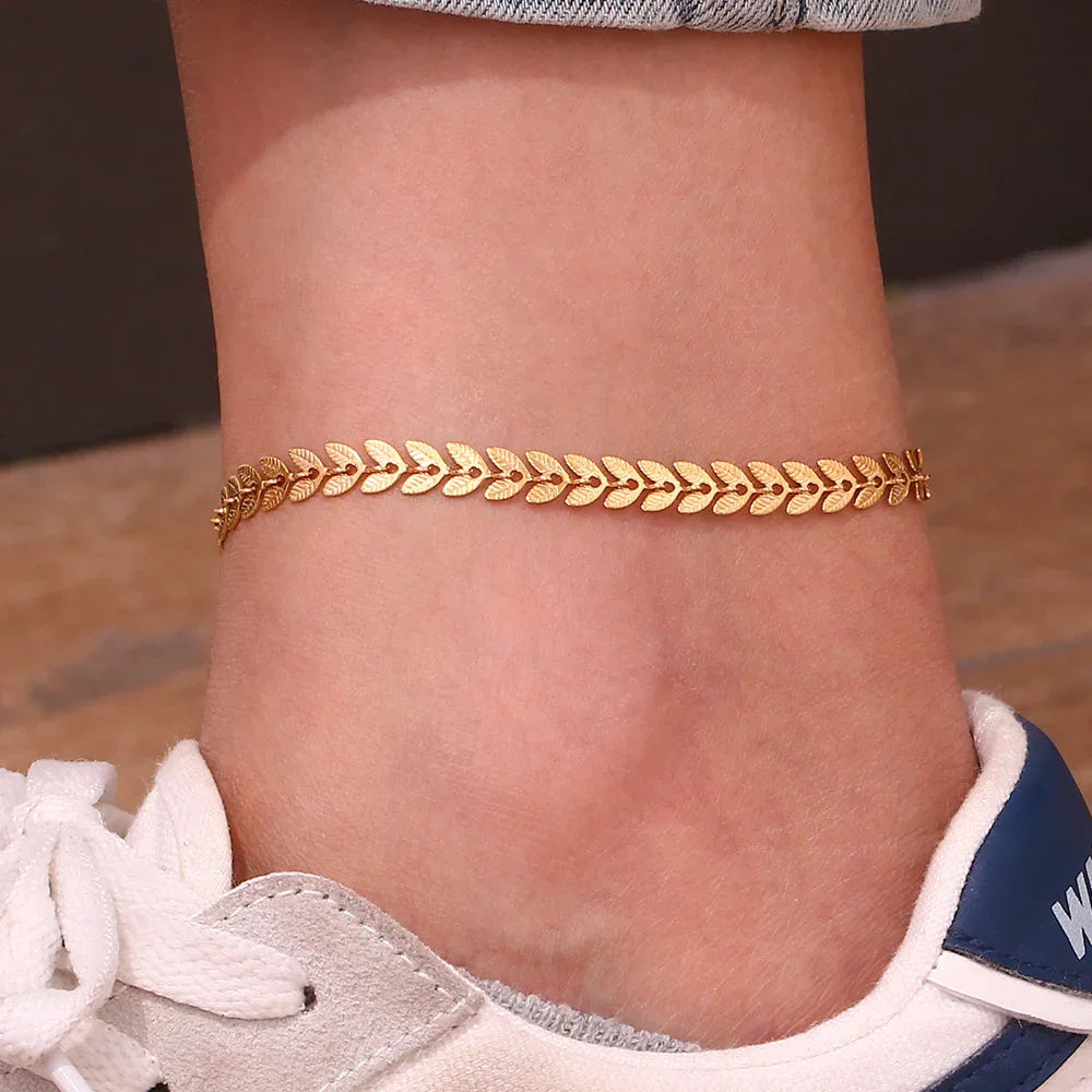 Catherine Gold Ankle Bracelet