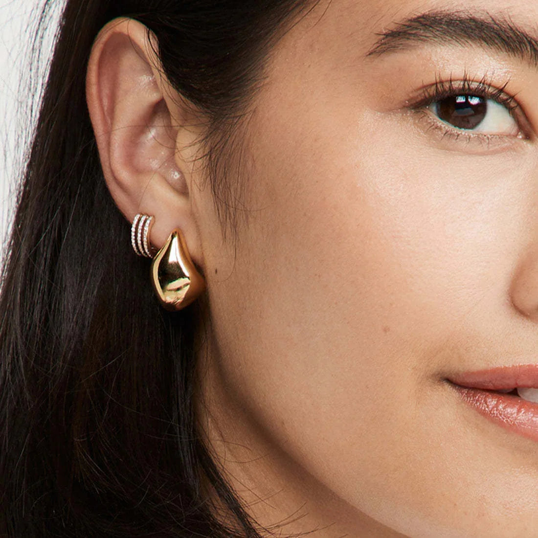 Mathilde Gold Drop Earrings