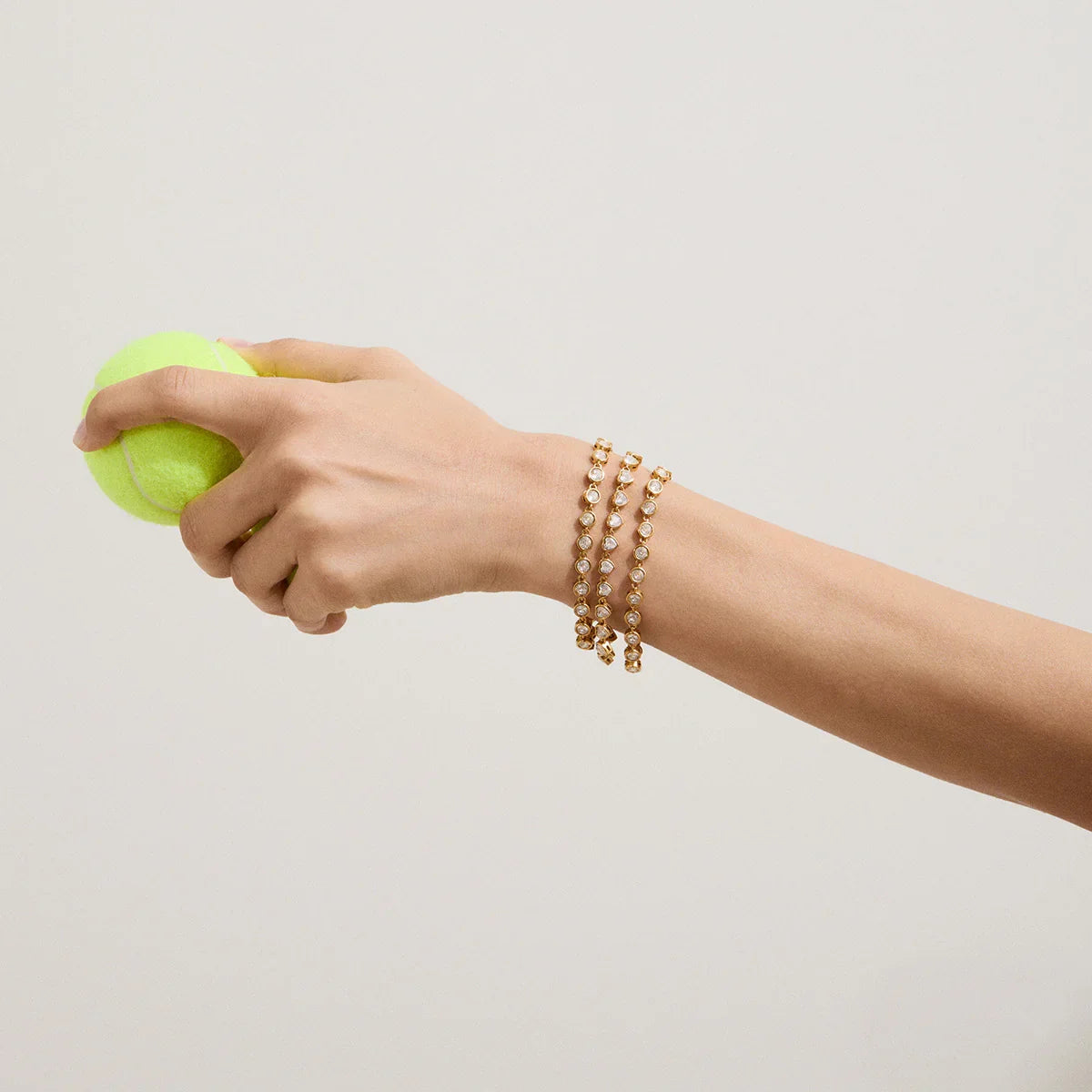 Holly Heart Tennis Bracelet