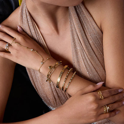 Lily Gold Hand Chain