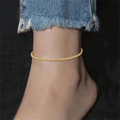 Abigail Gold Link Anklet