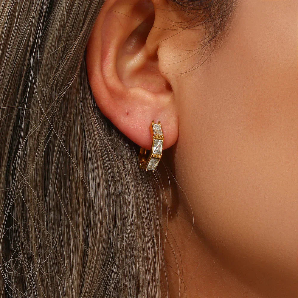 Emily Diamond Stud Earrings