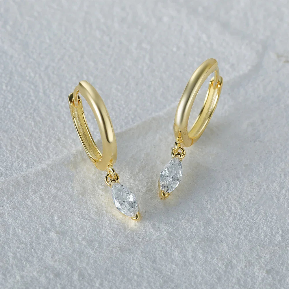 Beatrice Diamond Hoop Earrings