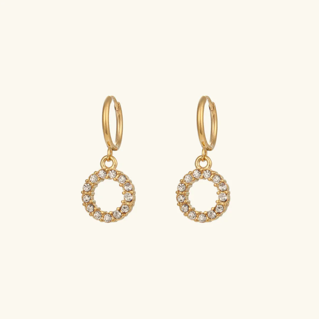 Lily Initial Drop Earrings