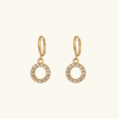Lily Initial Drop Earrings