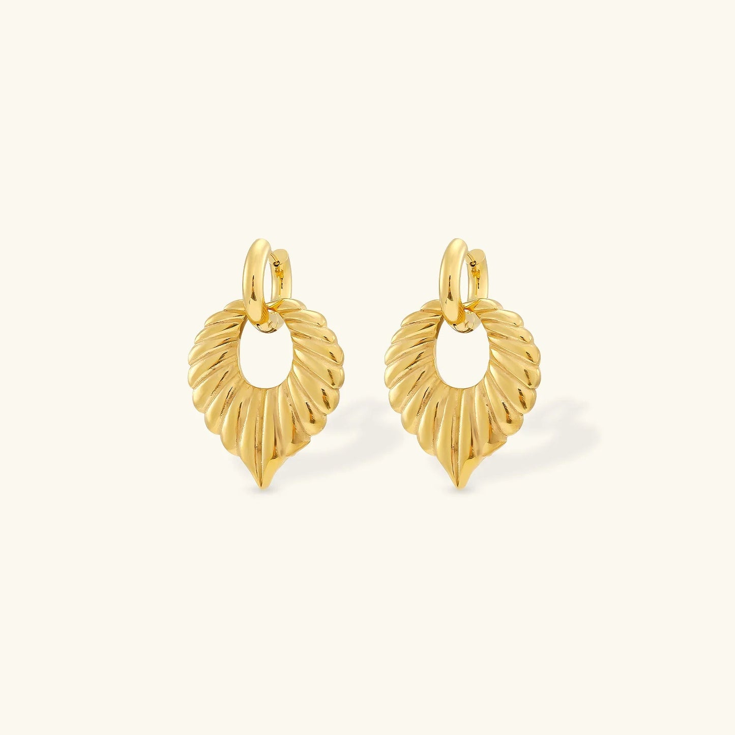 Isla Leaf Drop Earrings