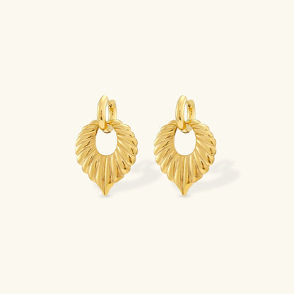 Isla Leaf Drop Earrings