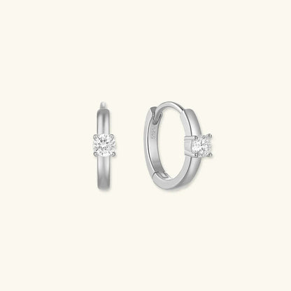 Helena Diamond Hoop Earrings