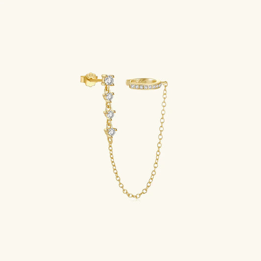 Eleonore Chain Cuff Earrings