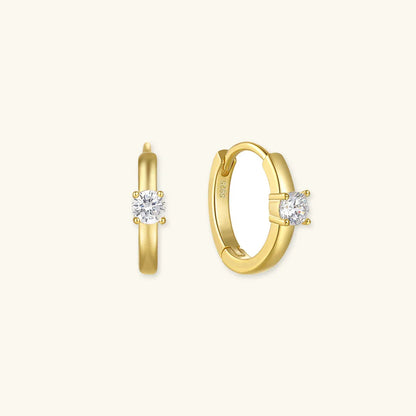 Helena Diamond Hoop Earrings
