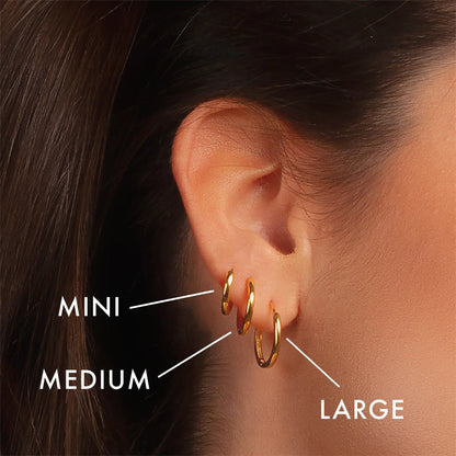 Victoria Classic Hoop Earrings