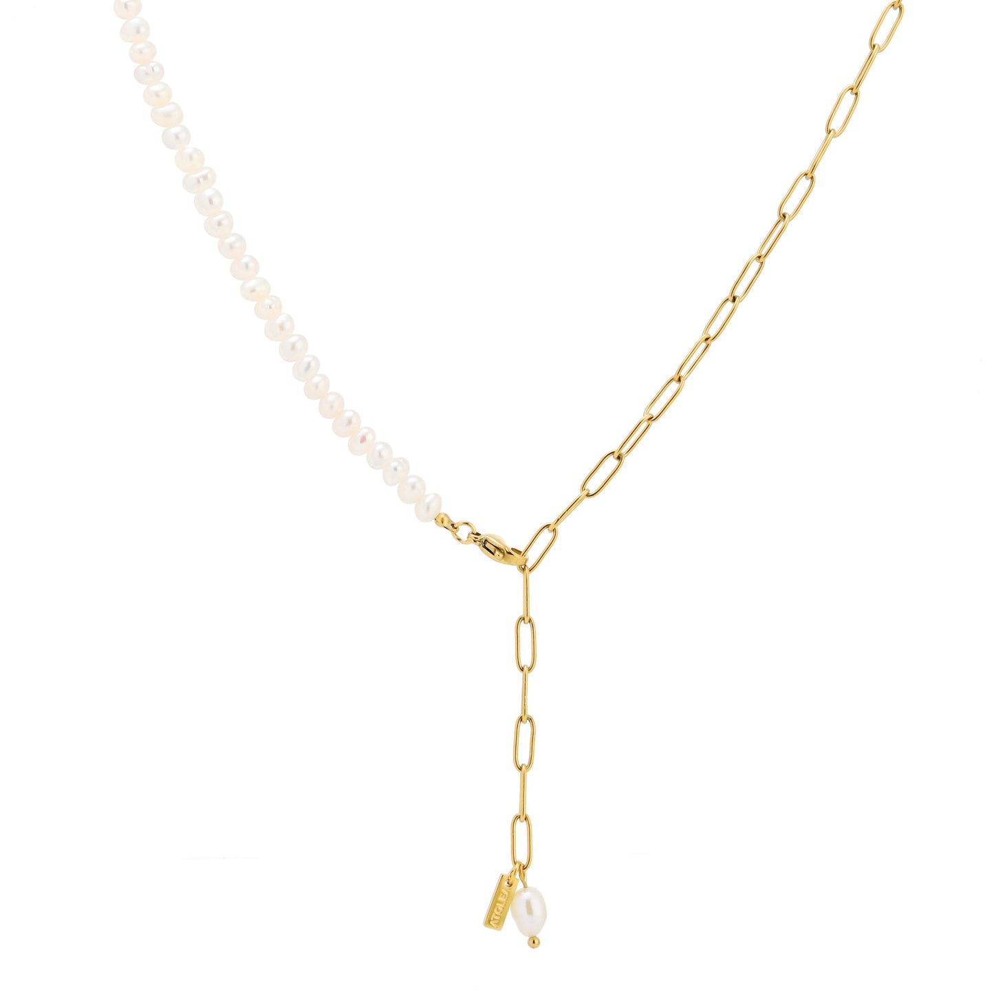Amelia Pearl Double Anklet