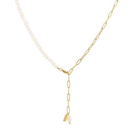 Amelia Pearl Double Anklet