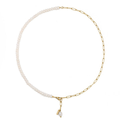 Amelia Pearl Double Anklet