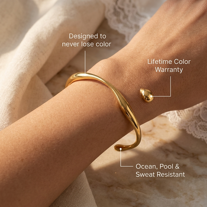 Ruby Twist Bangle