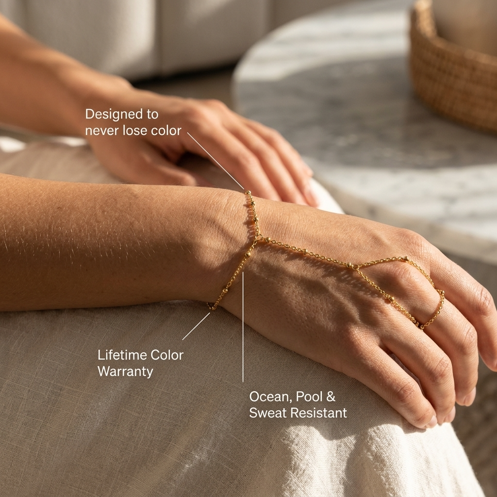 Megan Gold Chain Bracelet