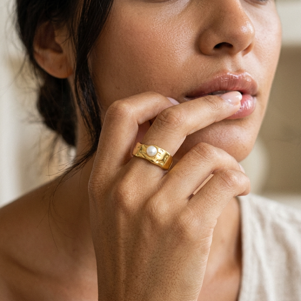 Margot Gold Statement Ring
