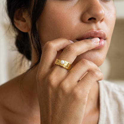 Margot Gold Statement Ring