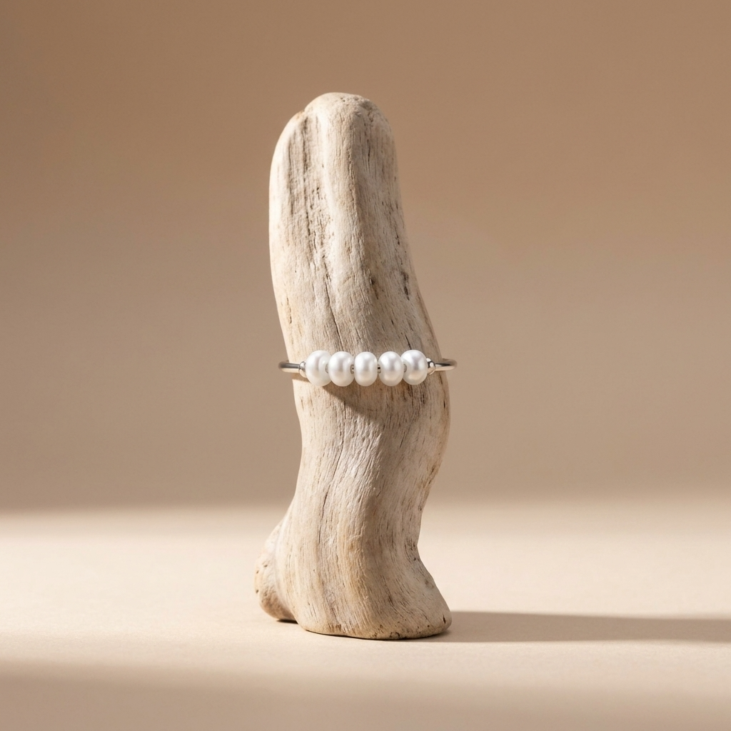 Delicate Mini Pearl Ring