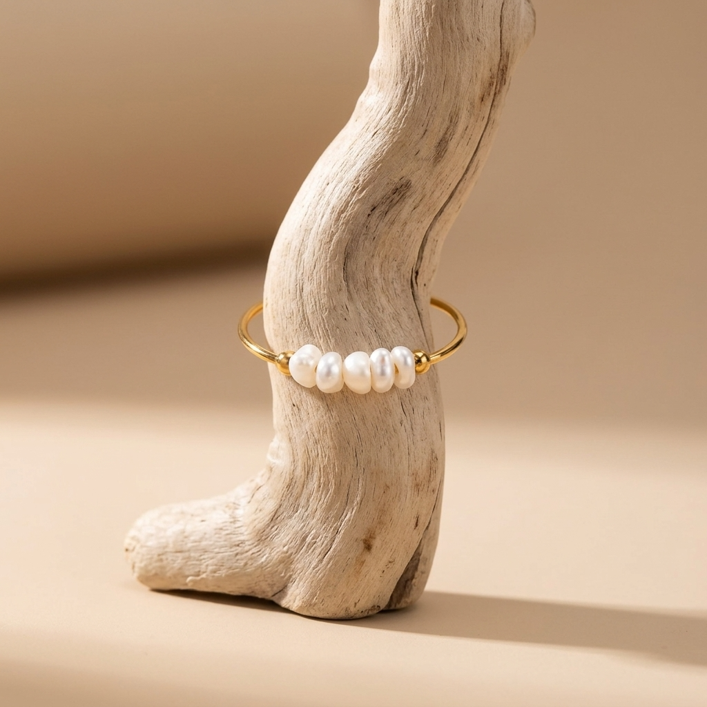 Delicate Mini Pearl Ring