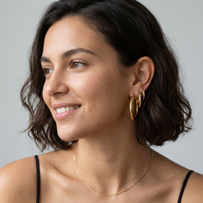 Charlotte Grand Hoop Earrings