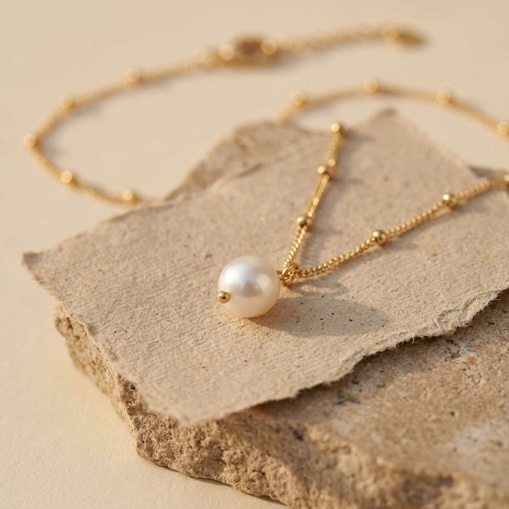 Calypso Pearl Drop Necklace