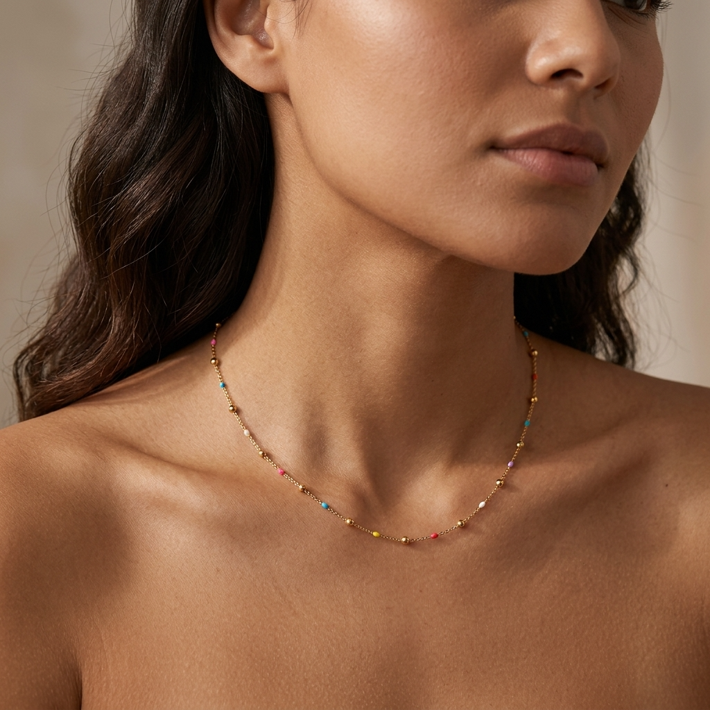 Isolde Regal Beaded Necklace