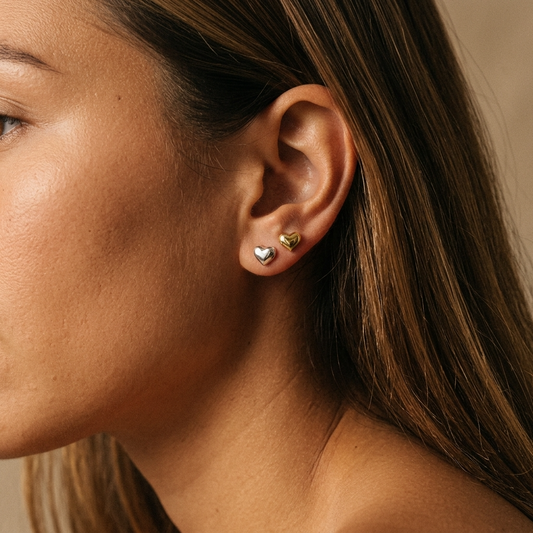Hannah Gold Stud Earrings