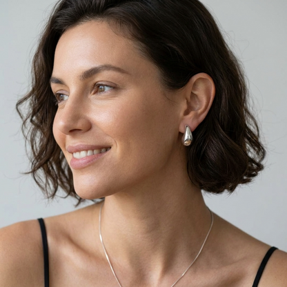 Elena Gold Teardrop Earrings