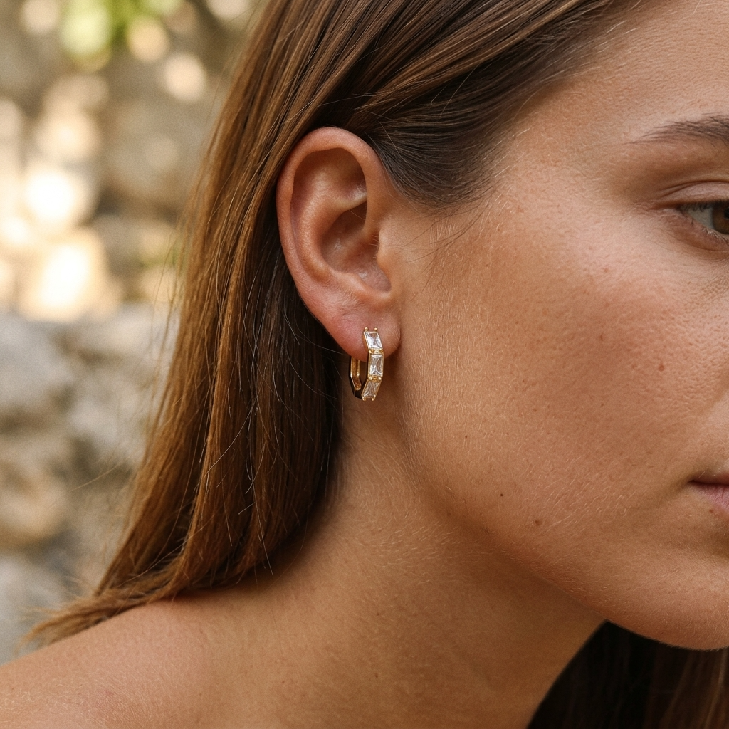 Emily Diamond Stud Earrings