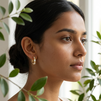 Emily Diamond Stud Earrings
