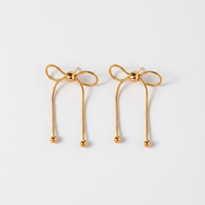 Diana Ribbon Drop Earrings