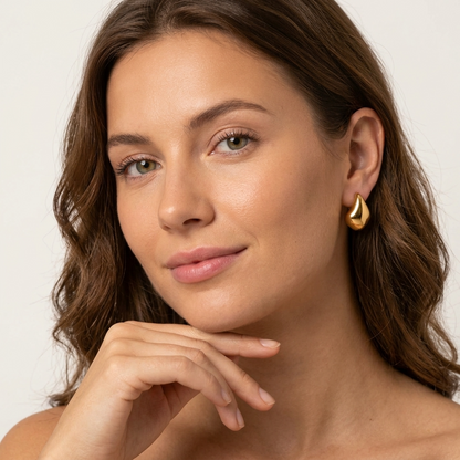 Mathilde Gold Drop Earrings