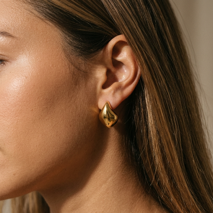 Mathilde Gold Drop Earrings