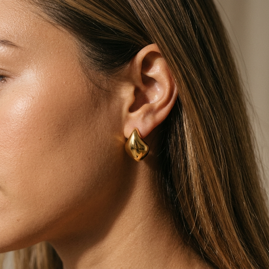 Mathilde Gold Drop Earrings