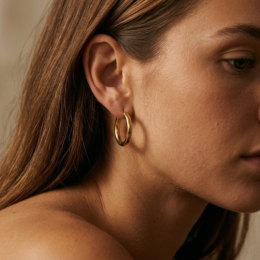 Victoria Classic Hoop Earrings
