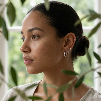 Victoria Classic Hoop Earrings