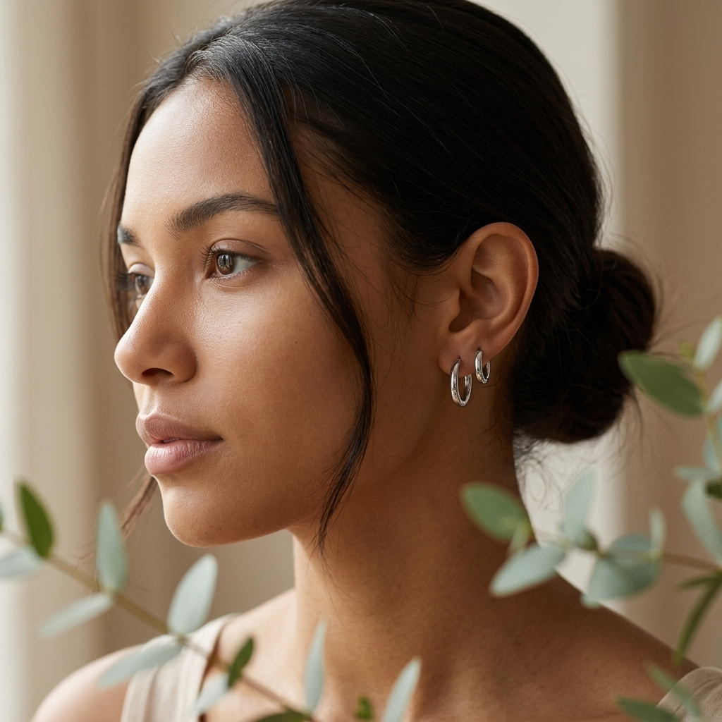 Victoria Classic Hoop Earrings