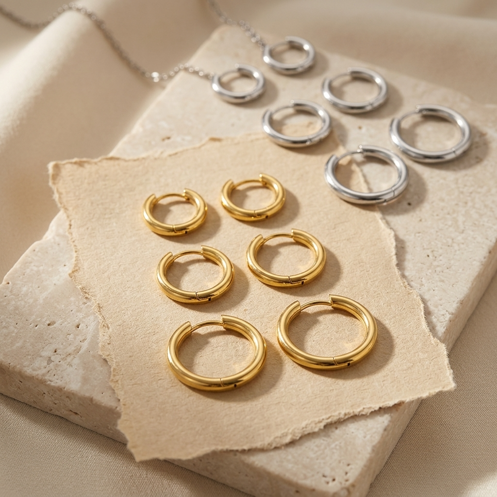 Victoria Classic Hoop Earrings