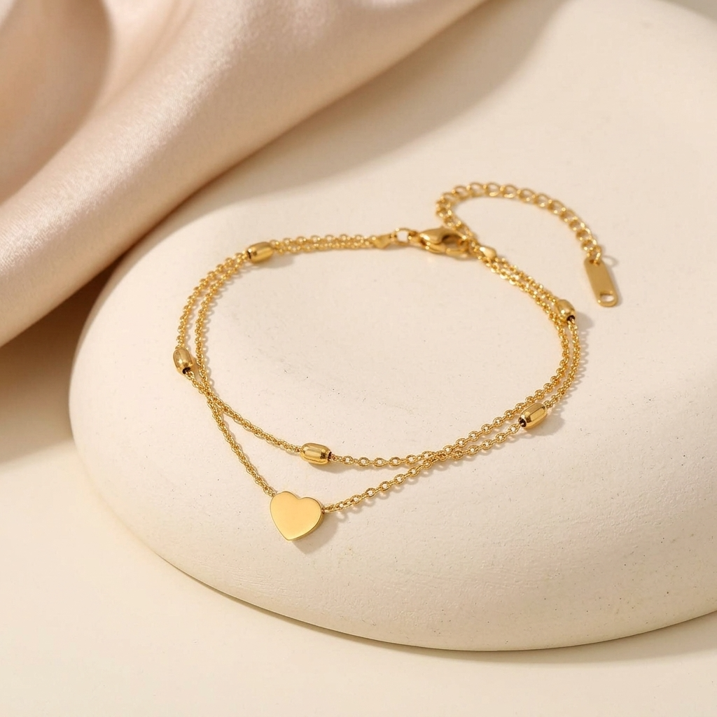 Alexandra Gold Anklet