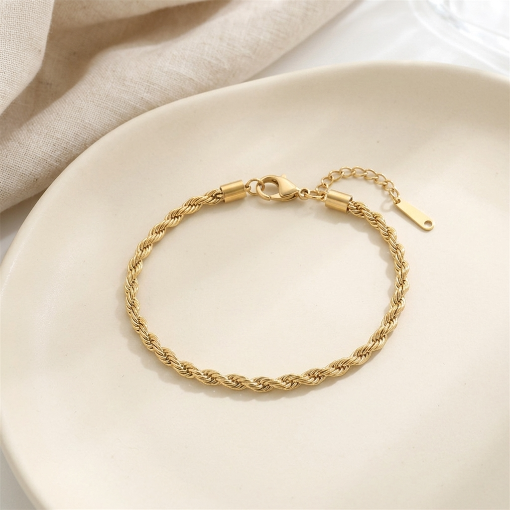 Carolina Twisted Rope Anklet