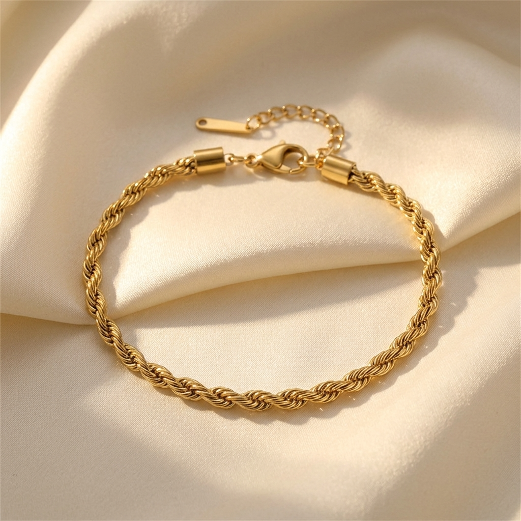Carolina Twisted Rope Anklet