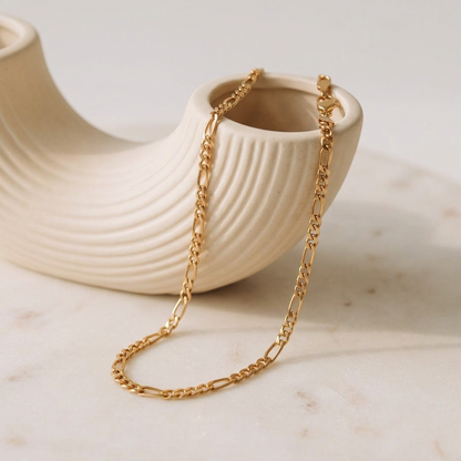 Elizabeth Figaro Gold Anklet