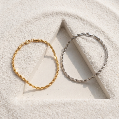 Alexandra Rope Gold Anklet
