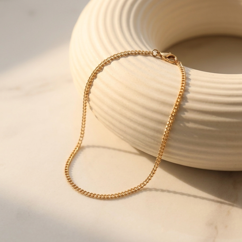 Charlotte Gold Anklet