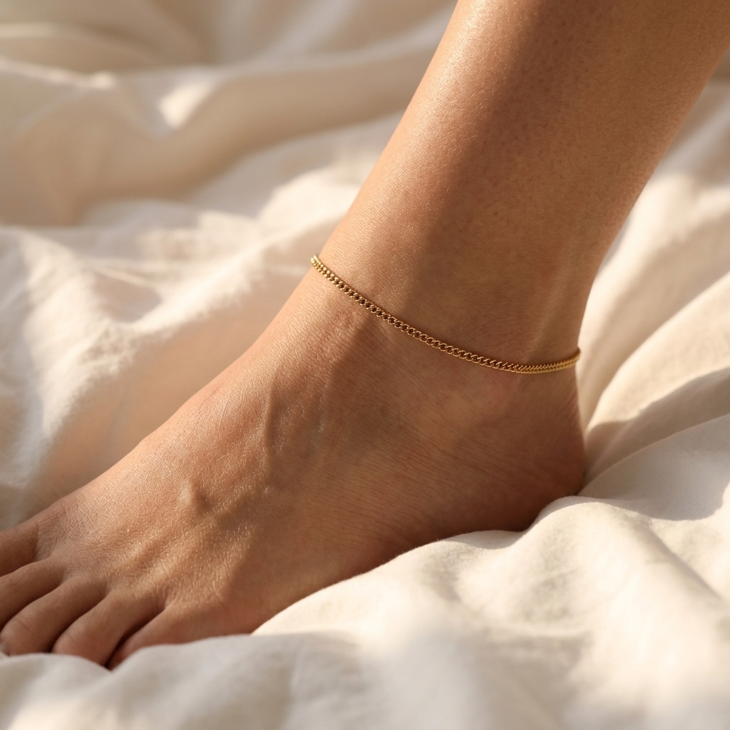 Charlotte Gold Anklet