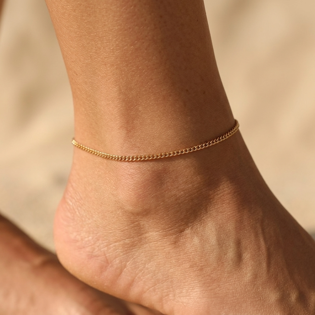 Charlotte Gold Anklet