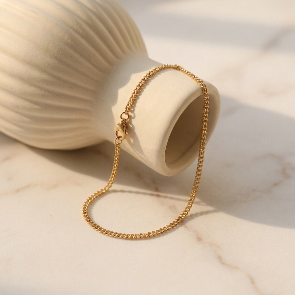 Charlotte Gold Anklet