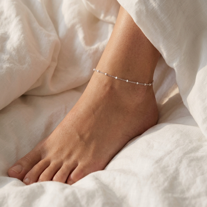 Diana Herringbone Anklet