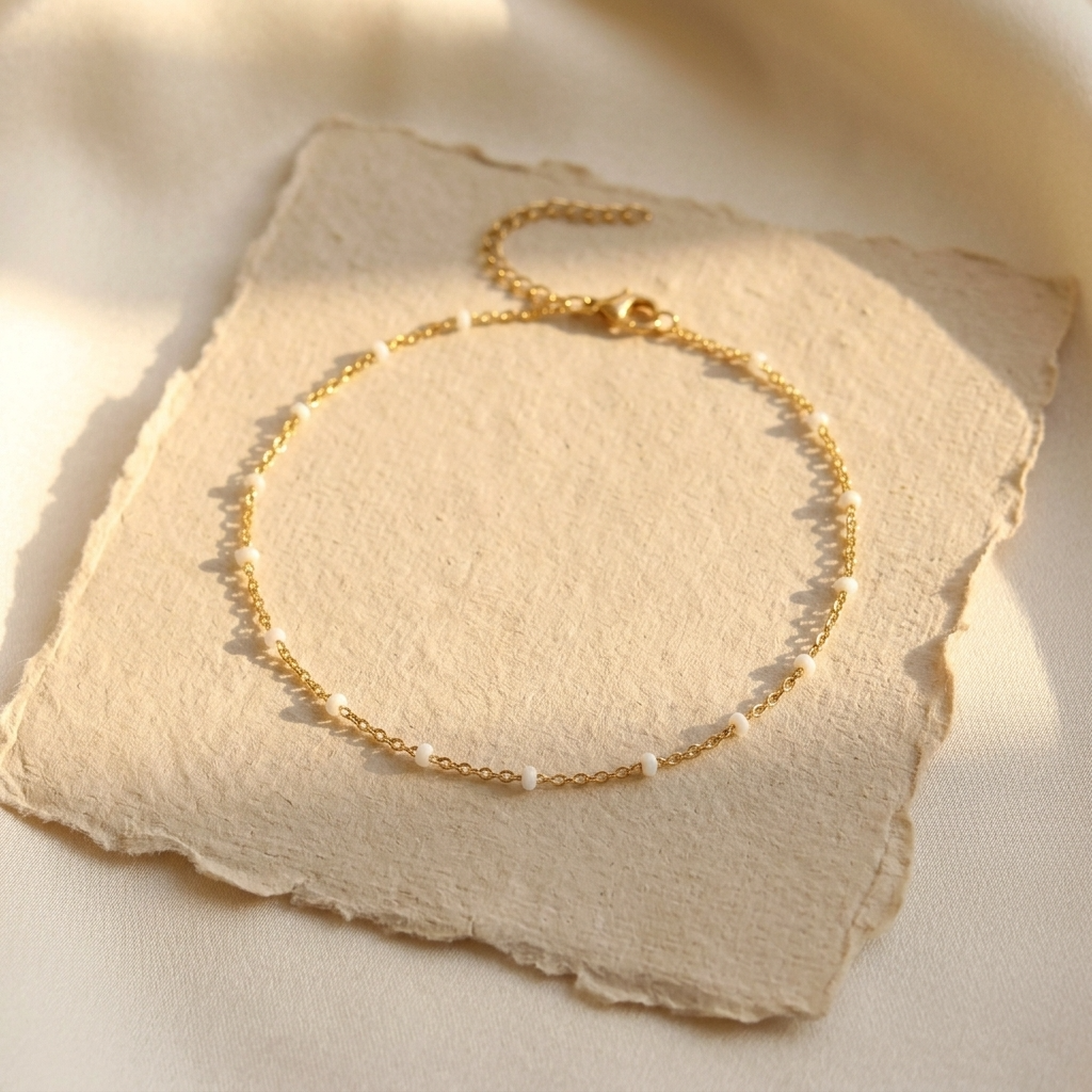 Augusta Pearl Anklet